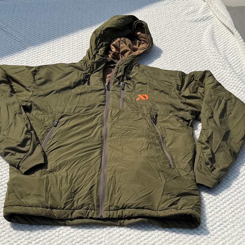 First Lite Green Puffer Jacket